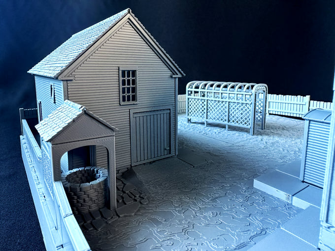 Lizzie Borden House | 28mm Full Building | MiniHalla
