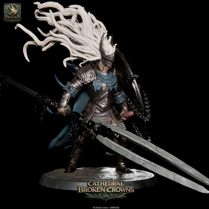 ⚔️ Pack: The Broken Crowns | 5-Pack 12K Resin 50mm Warband 👑