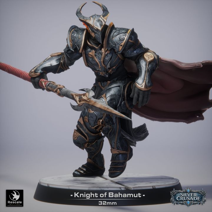 ⚔️ Pack: Knights of Bahamut | 15-Pack 12K Resin 32mm Holy Order 🛡️