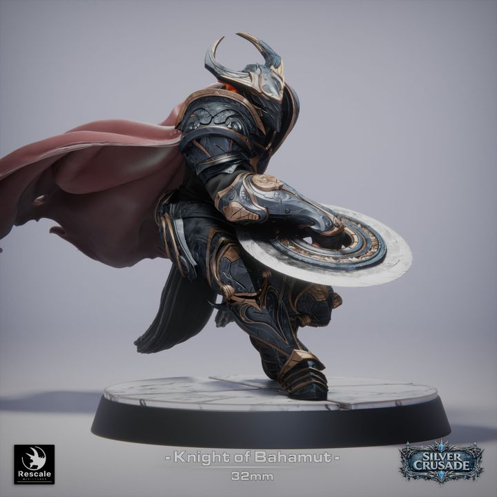 ⚔️ Pack: Knights of Bahamut | 15-Pack 12K Resin 32mm Holy Order 🛡️