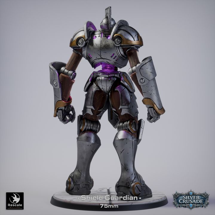🛡️ Shield Guardian | 12K Resin 75mm Arcane Construct for D&D & RPGs 🔮