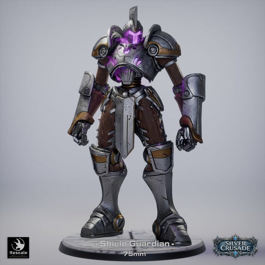 🛡️ Shield Guardian | 12K Resin 75mm Arcane Construct for D&D & RPGs 🔮