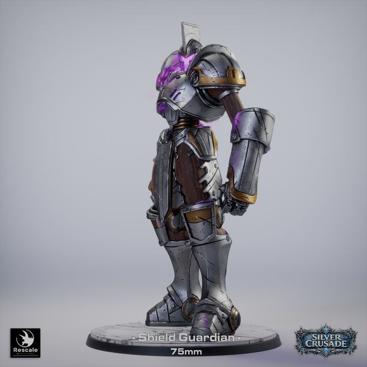 🛡️ Shield Guardian | 12K Resin 75mm Arcane Construct for D&D & RPGs 🔮