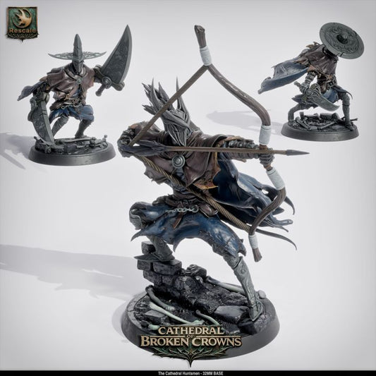 ⚔️ Cathedral Huntsmen 20-Pack | 12K Resin 32mm D&D Warband ⛪