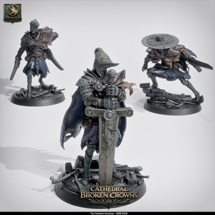 ⚔️ Cathedral Huntsmen 20-Pack | 12K Resin 32mm D&D Warband ⛪