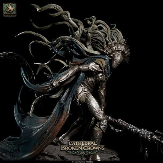 👑 The Crown Huntress | 12K Resin 75mm Heroine for D&D & RPGs 🏹