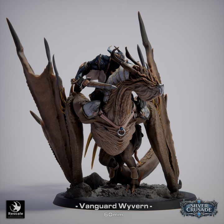 🦅 Pack: Vanguard Wyvern | 6-Pack 12K Resin 60mm Monstrous Cavalry ⚔️