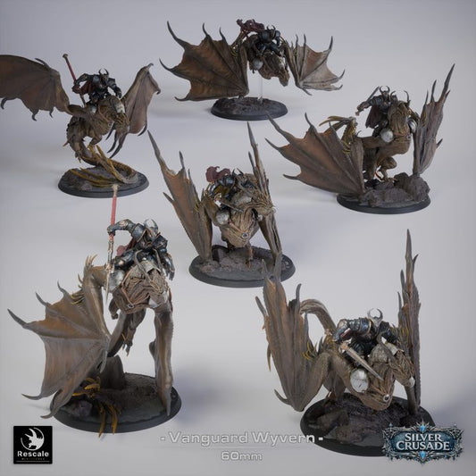 🦅 Pack: Vanguard Wyvern | 6-Pack 12K Resin 60mm Monstrous Cavalry ⚔️