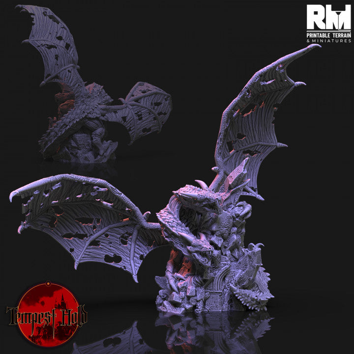 Zombie Dragon by RM Printables - Ideal for Warhammer 40k, AOS, Mantic ...