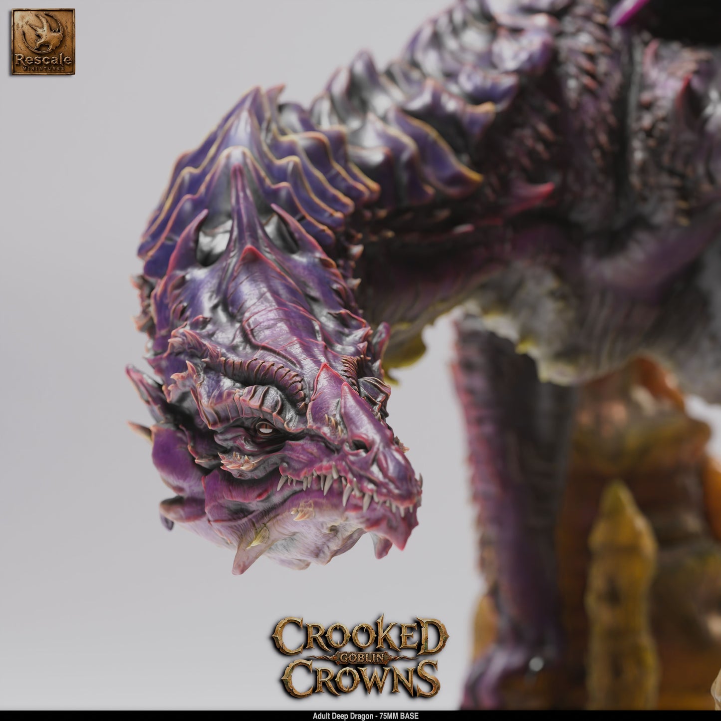 Deep Dragon (Adult) | 12K Resin 75mm Underdark Terror for D&D & RPGs