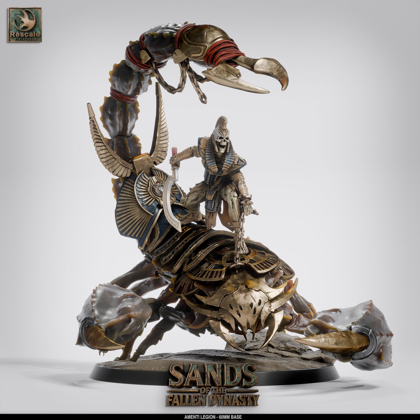 🦂 Pack: Amenti Legion - Giant Scorpions | 5-Pack 12K Resin 60mm Beasts for D&D 🏜️