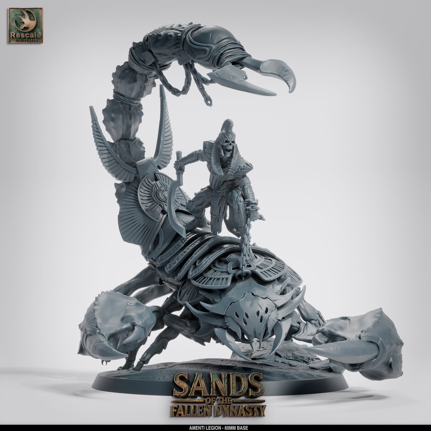 🦂 Pack: Amenti Legion - Giant Scorpions | 5-Pack 12K Resin 60mm Beasts for D&D 🏜️