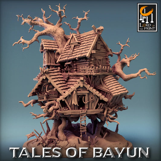Isba, Baba Yaga's House Mini | Primal 12K Resin Monster for D&D & RPGs