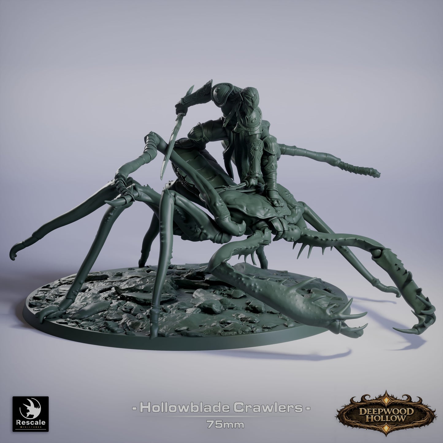 🕷️ Pack: Hollow Blade's Crawlers | 6-Pack 12K Resin 75mm Monstrous Cavalry 🗡️