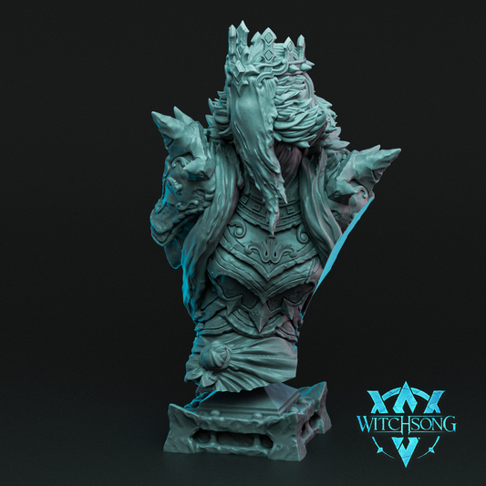 Faceless Queen Bust by Witchsong Miniatures