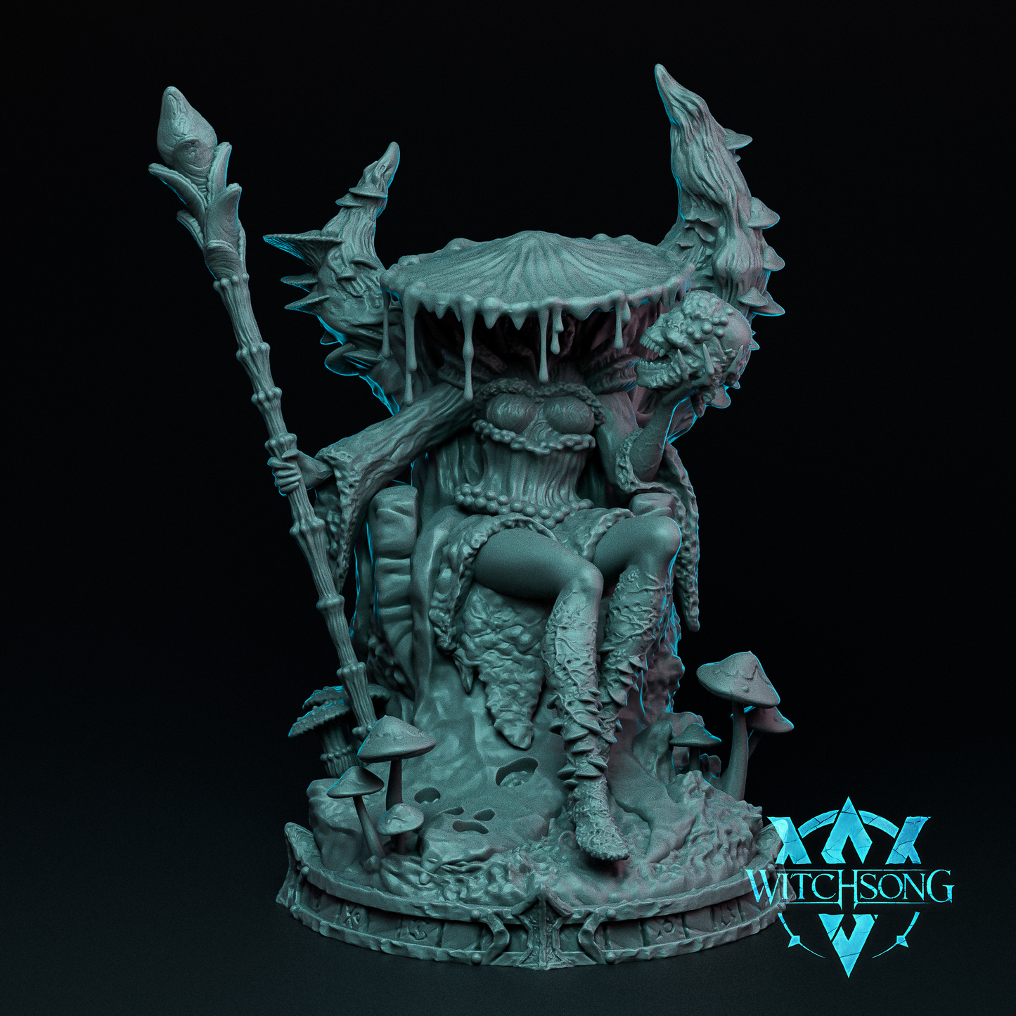 Fungal Queen (Throne) by Witchsong Miniatures