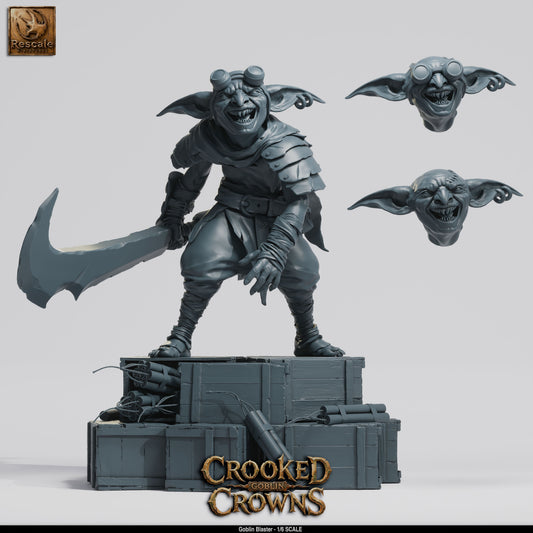 Goblin Blaster XL Collector | 12K Resin Epic Diorama (202mm Tall)