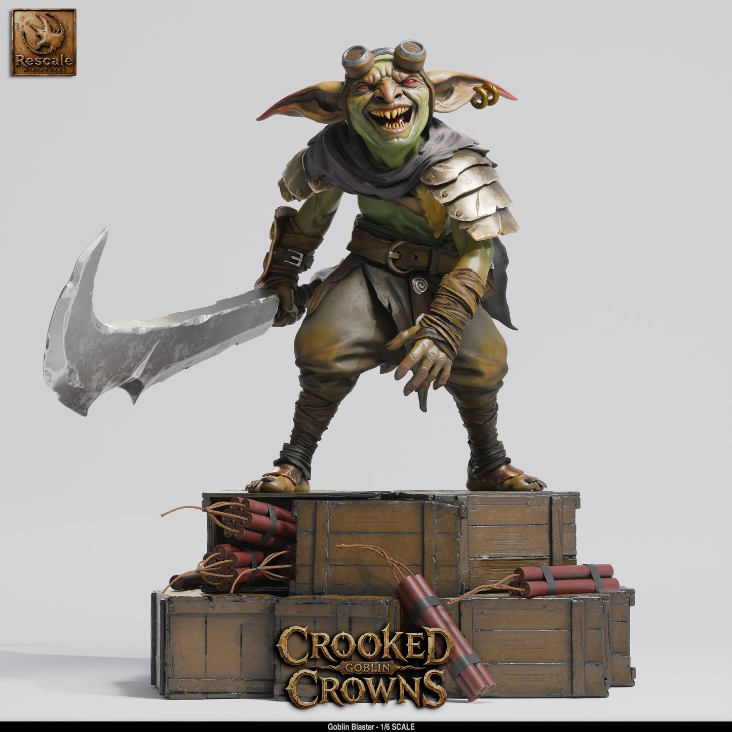 Goblin Blaster XL Collector | 12K Resin Epic Diorama (202mm Tall)