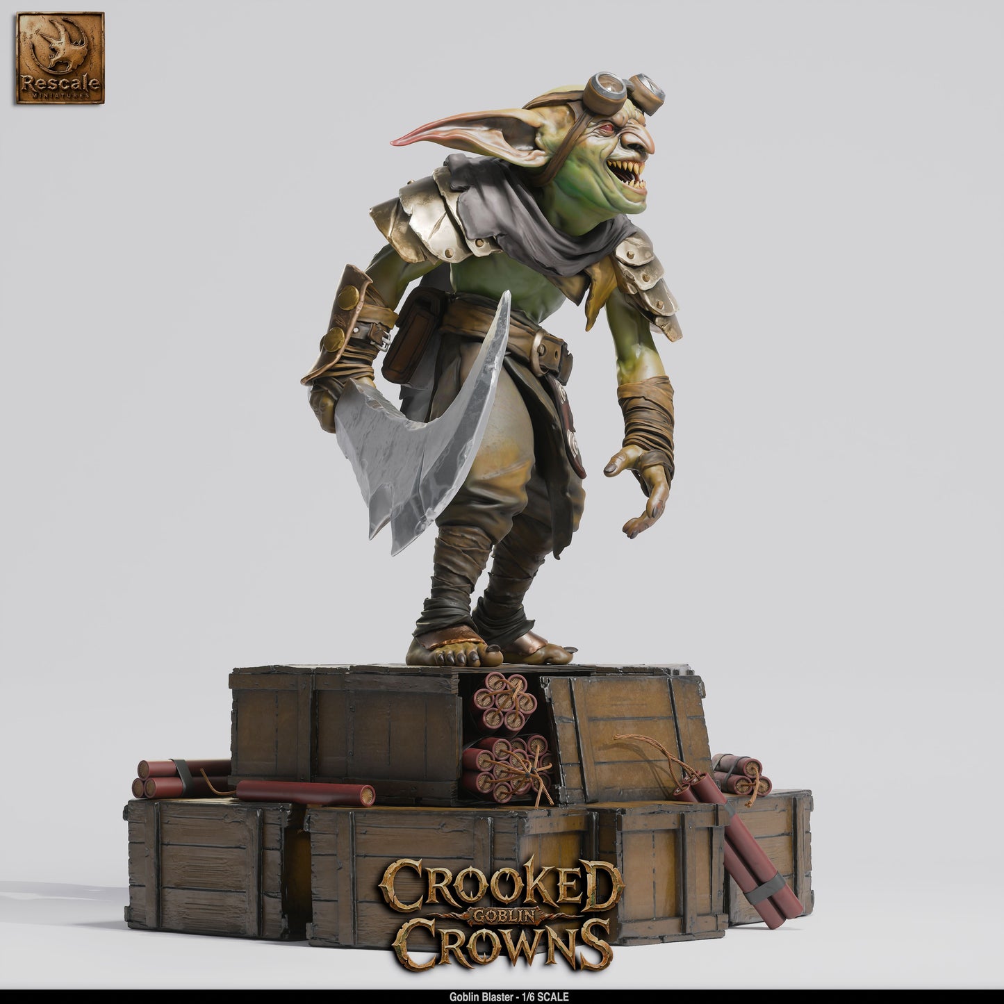 Goblin Blaster XL Collector | 12K Resin Epic Diorama (202mm Tall)