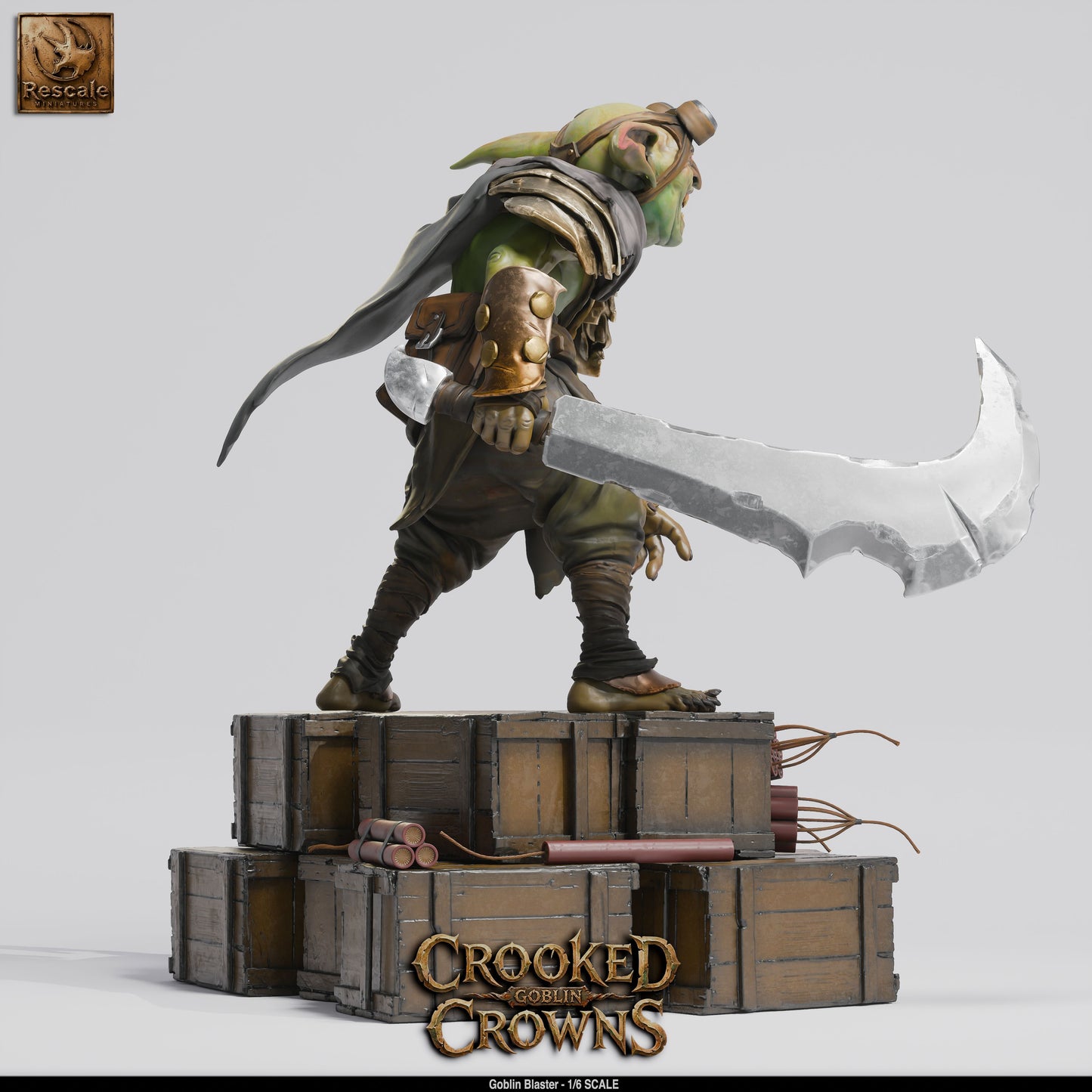 Goblin Blaster XL Collector | 12K Resin Epic Diorama (202mm Tall)