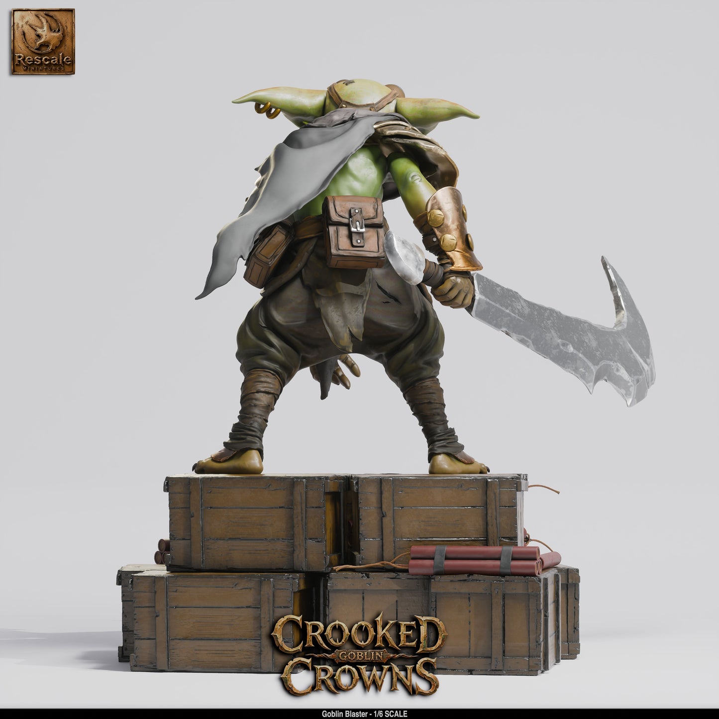 Goblin Blaster XL Collector | 12K Resin Epic Diorama (202mm Tall)