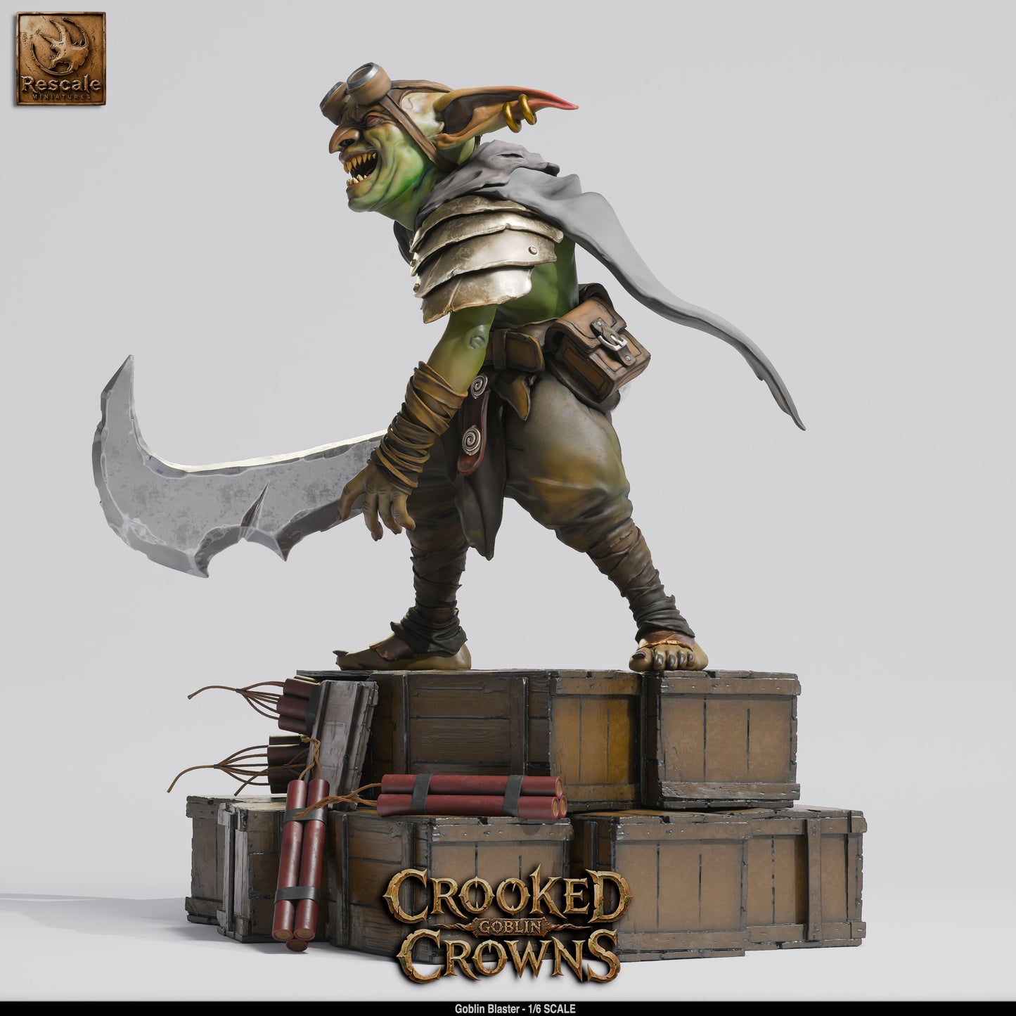 Goblin Blaster XL Collector | 12K Resin Epic Diorama (202mm Tall)