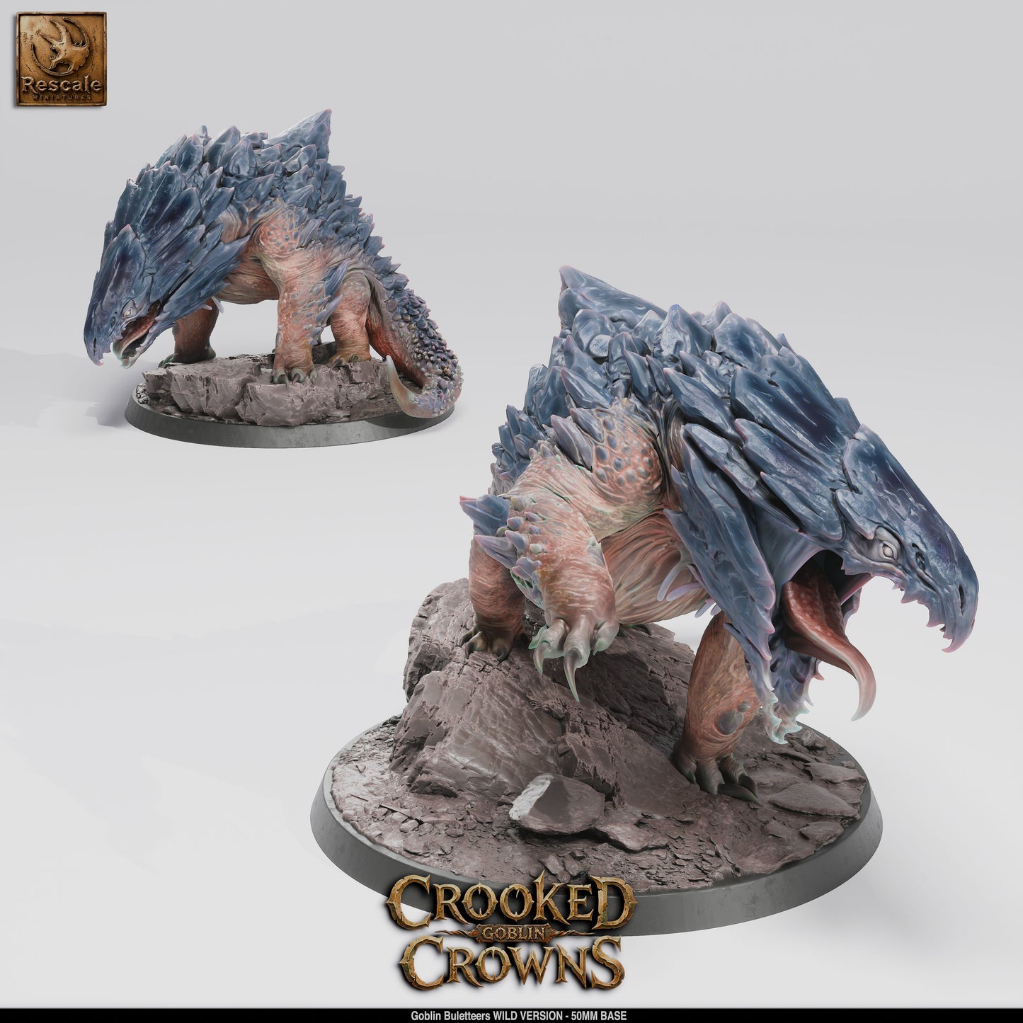 Goblin Buletteers | 5-Pack 12K Resin 50mm Monstrous Cavalry