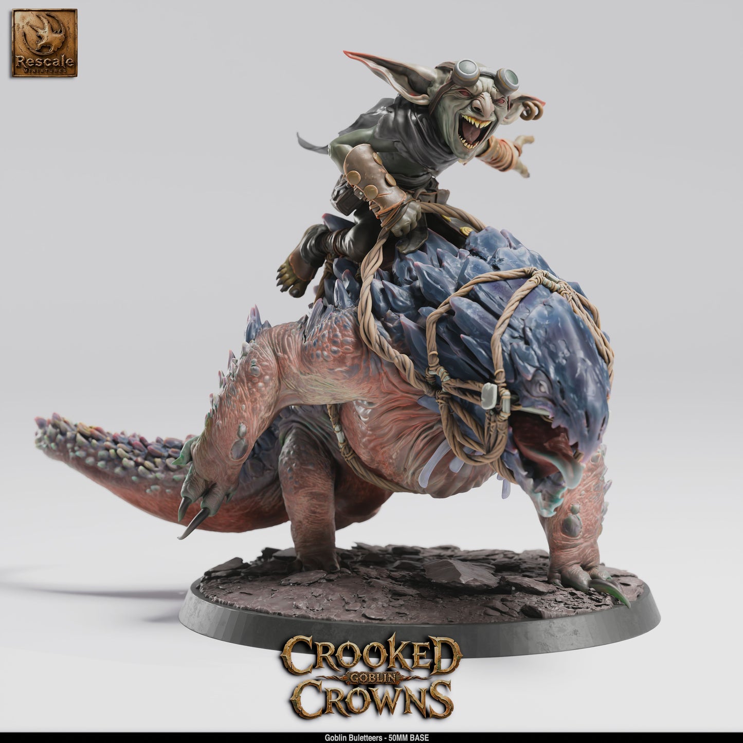 Goblin Buletteers | 5-Pack 12K Resin 50mm Monstrous Cavalry