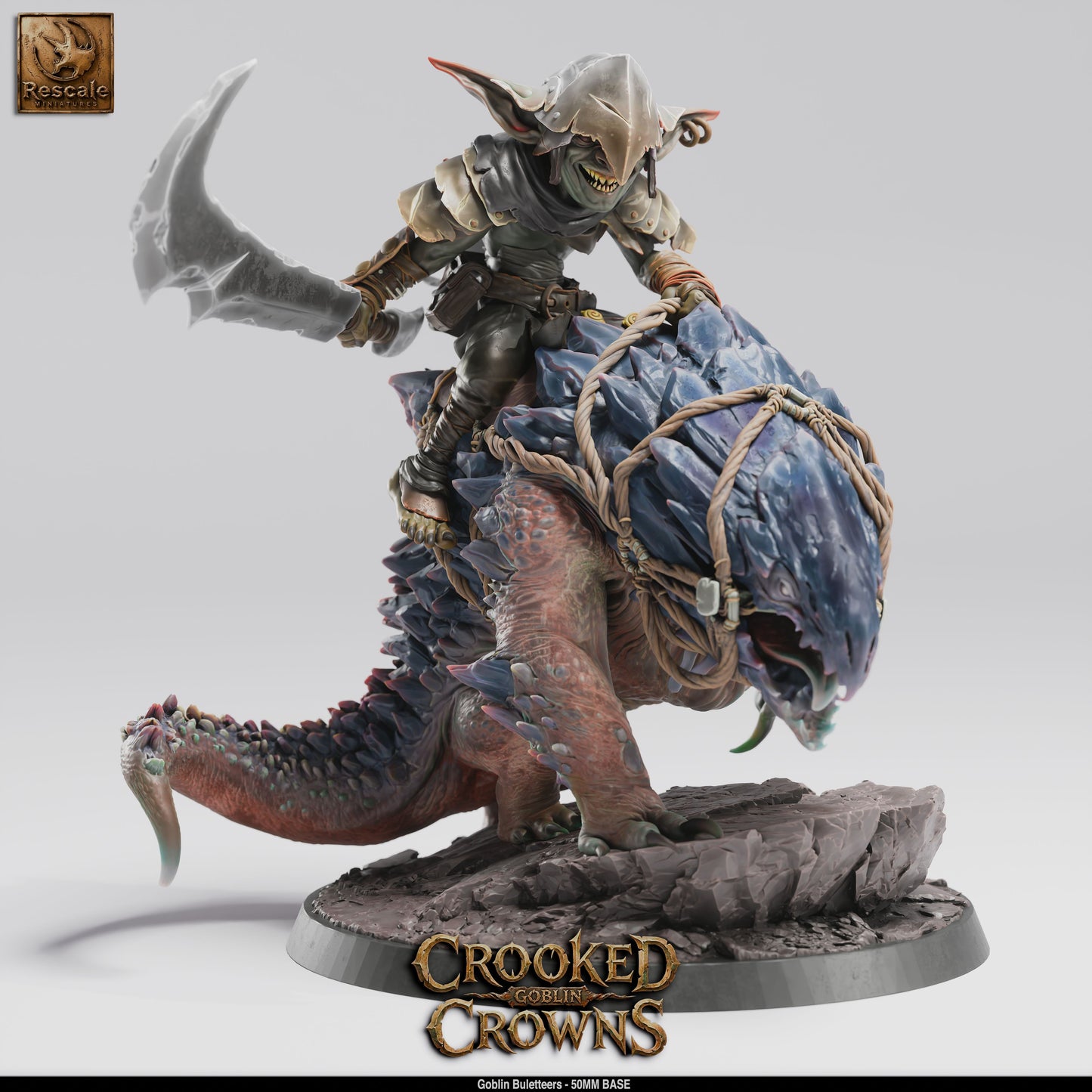 Goblin Buletteers | 5-Pack 12K Resin 50mm Monstrous Cavalry