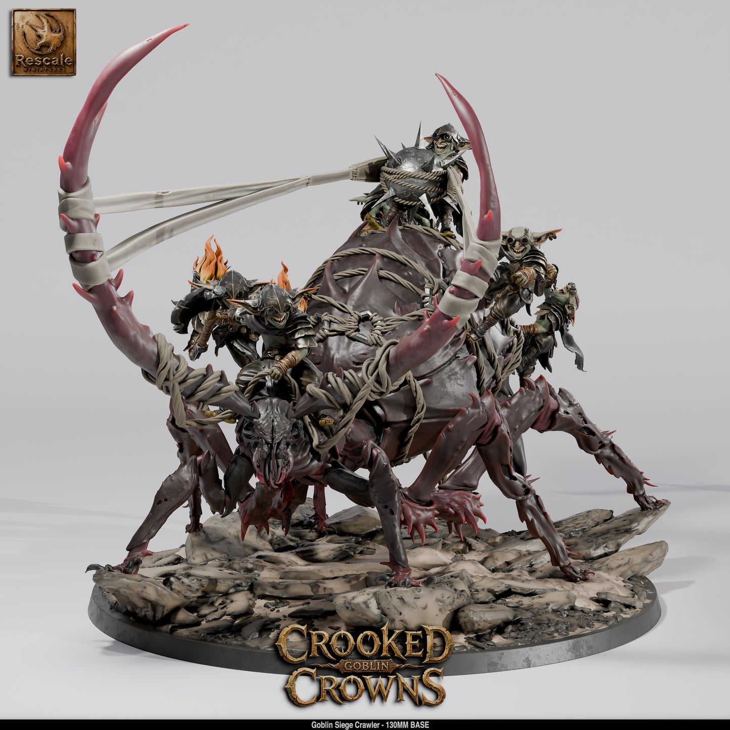 Goblin Siege Crawler | 12K Resin 130mm Epic Monster with Build Options