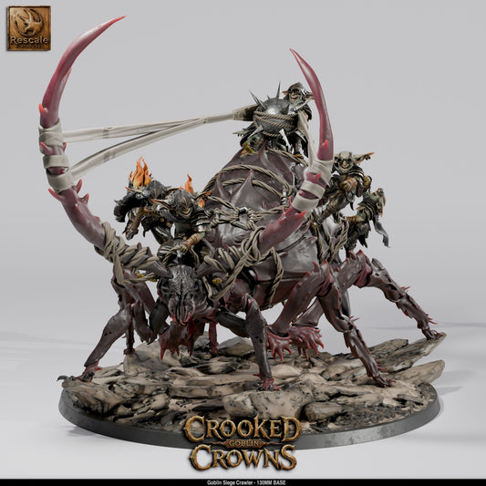 Goblin Siege Crawler | 12K Resin 130mm Epic Monster with Build Options