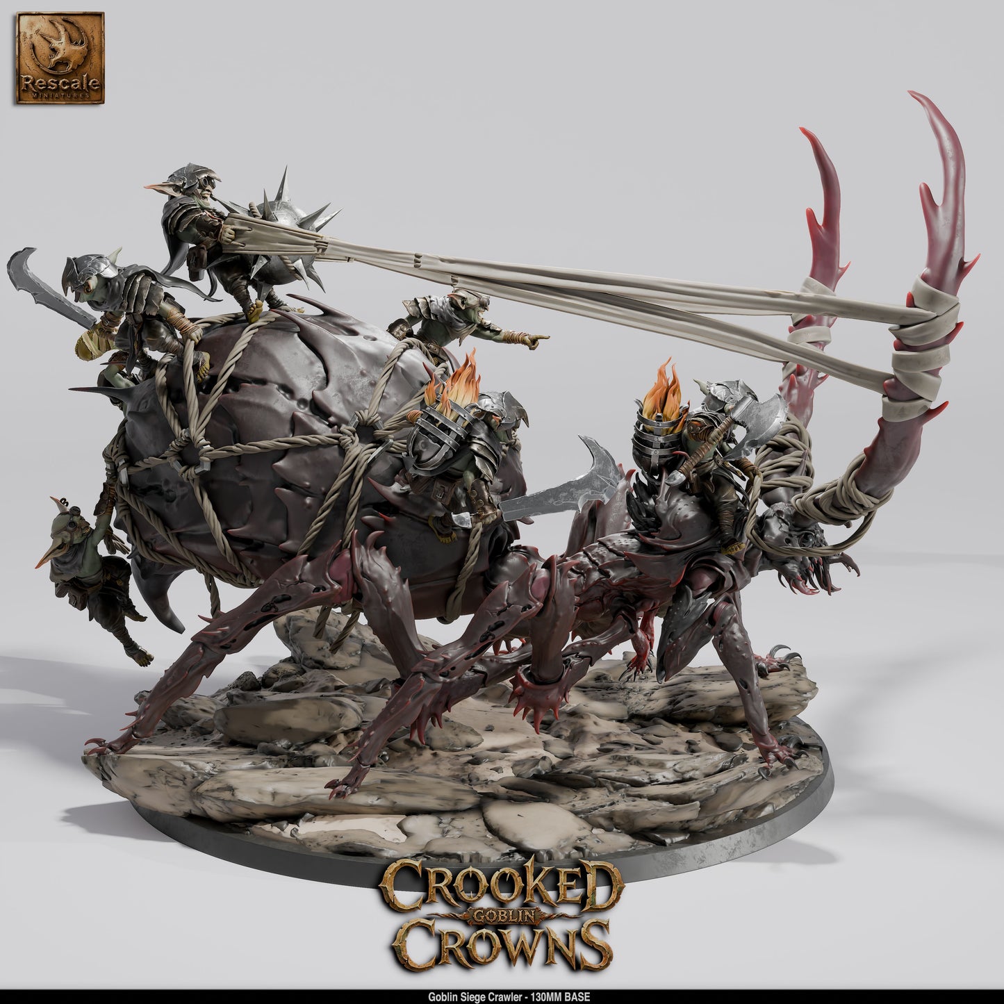 Goblin Siege Crawler | 12K Resin 130mm Epic Monster with Build Options