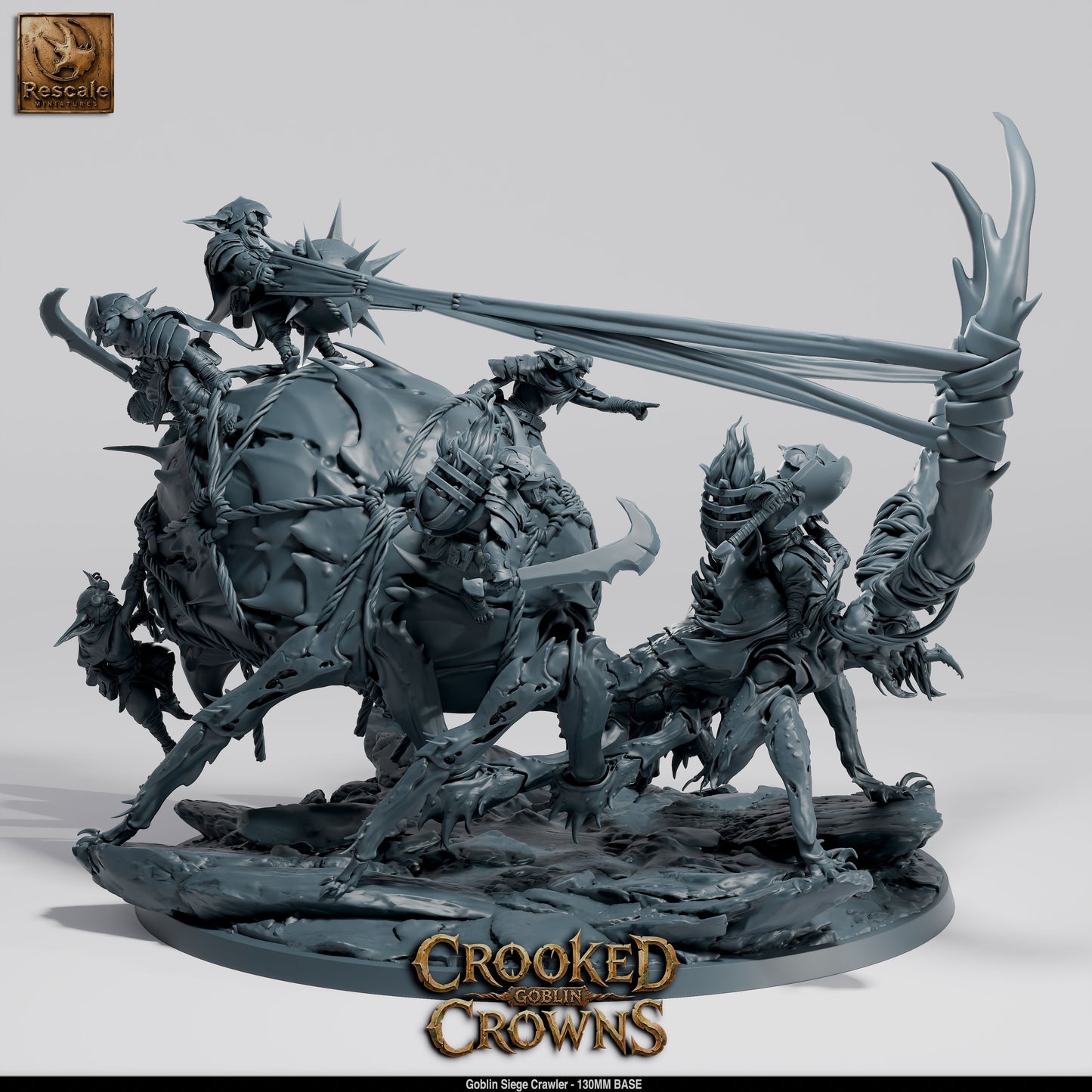 Goblin Siege Crawler | 12K Resin 130mm Epic Monster with Build Options