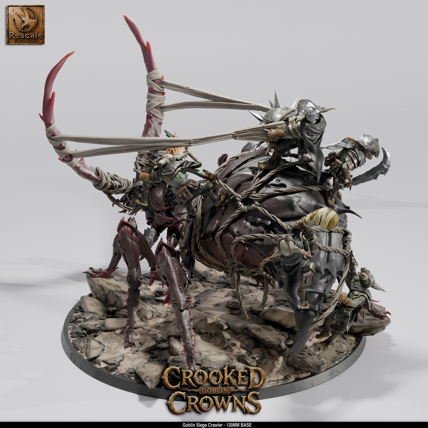 Goblin Siege Crawler | 12K Resin 130mm Epic Monster with Build Options