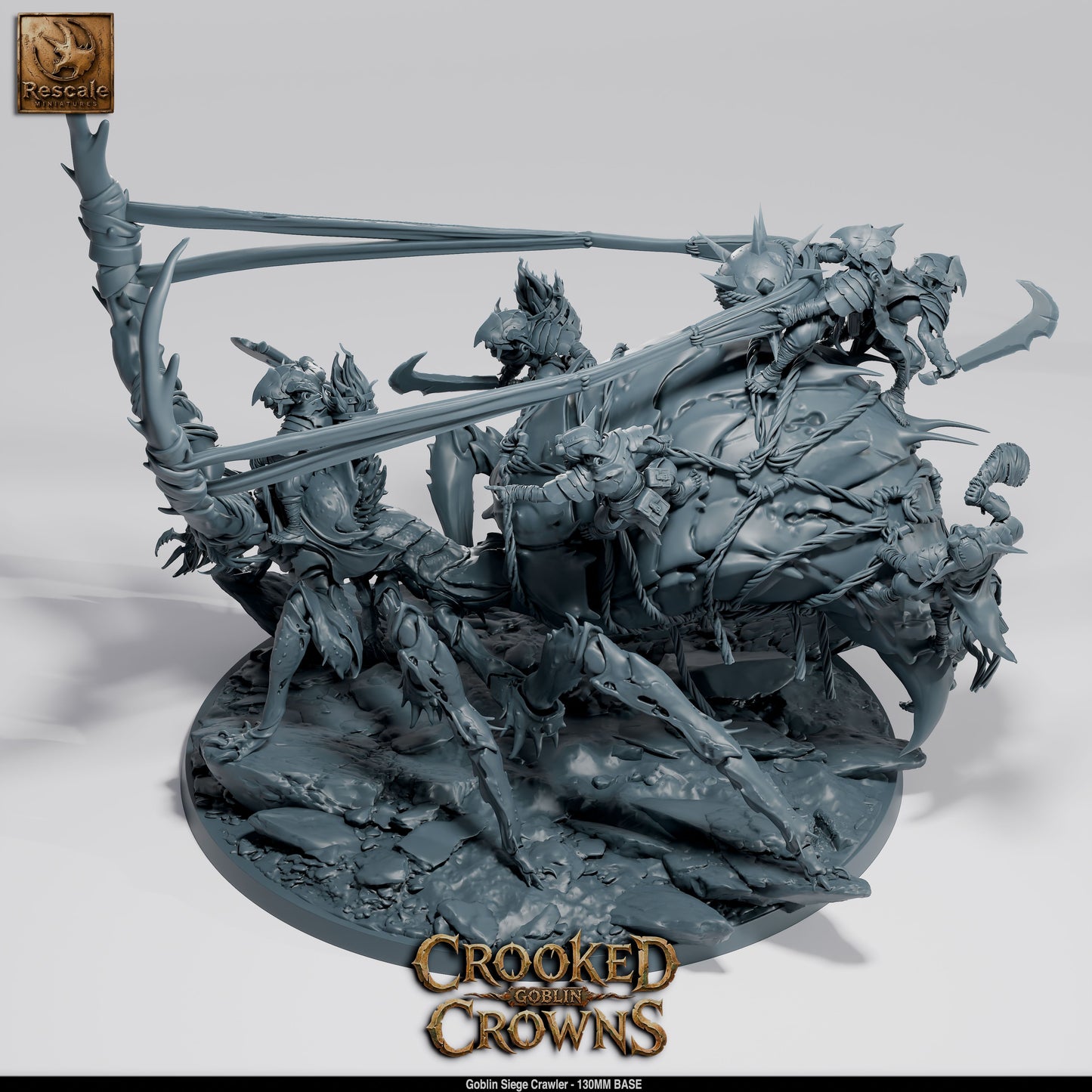 Goblin Siege Crawler | 12K Resin 130mm Epic Monster with Build Options