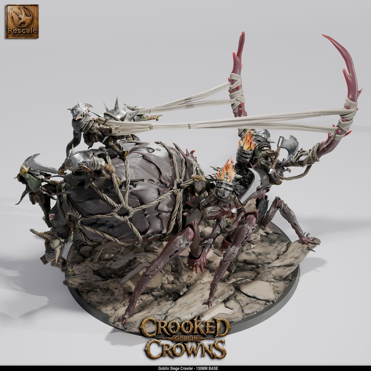 Goblin Siege Crawler | 12K Resin 130mm Epic Monster with Build Options