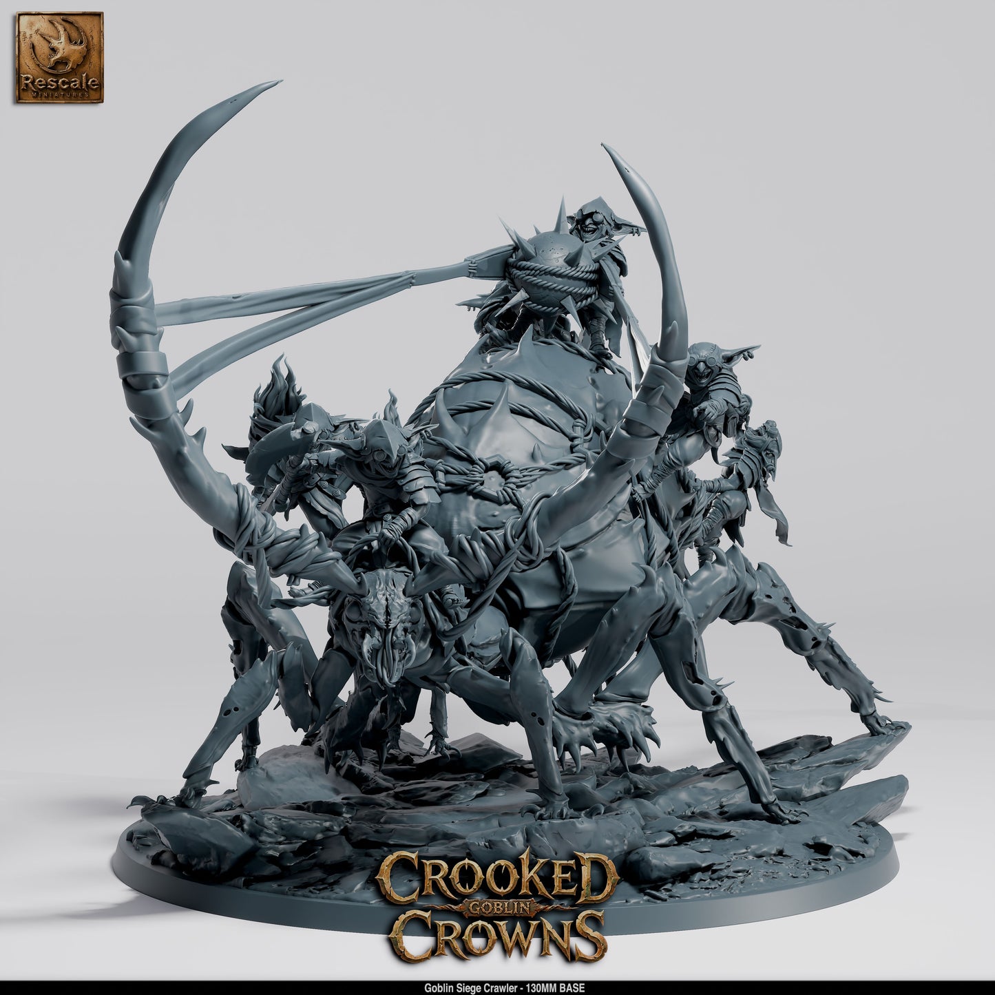Goblin Siege Crawler | 12K Resin 130mm Epic Monster with Build Options