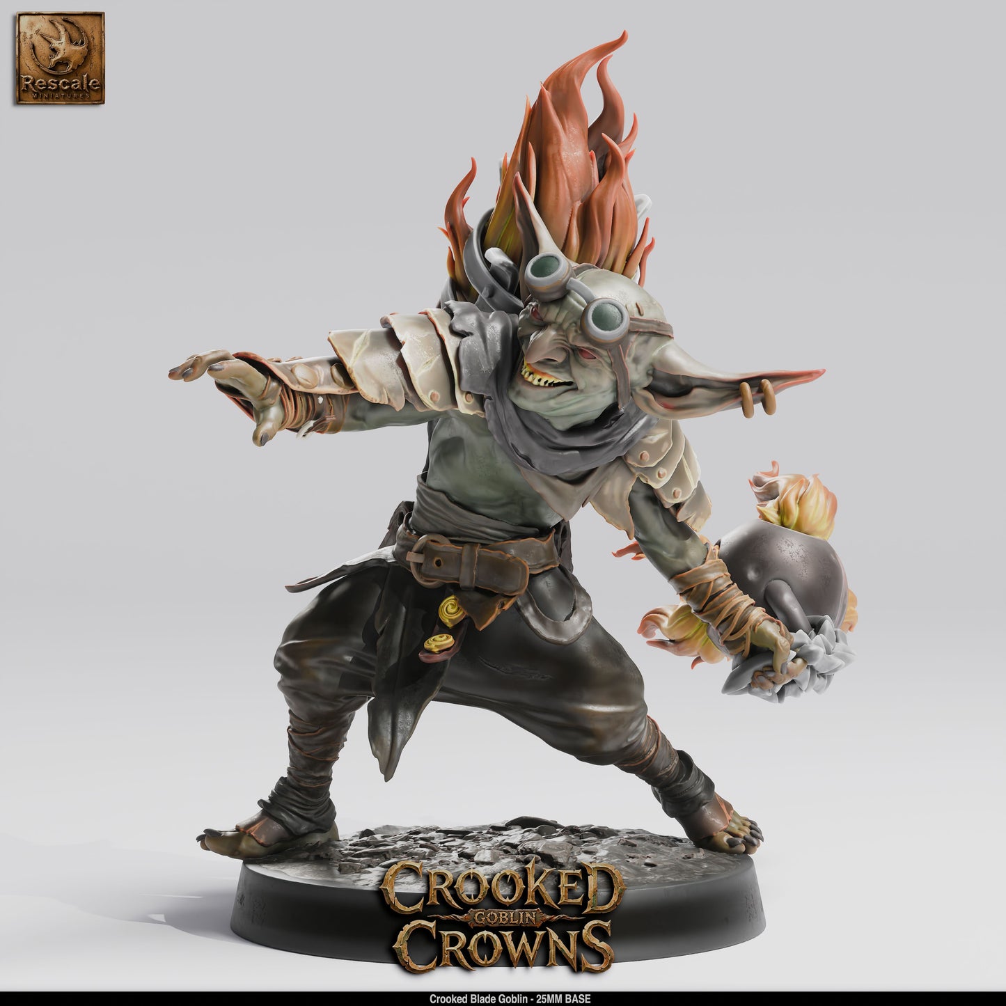 Goblins | 15-Pack 12K Resin 25mm Warband for D&D & Wargames