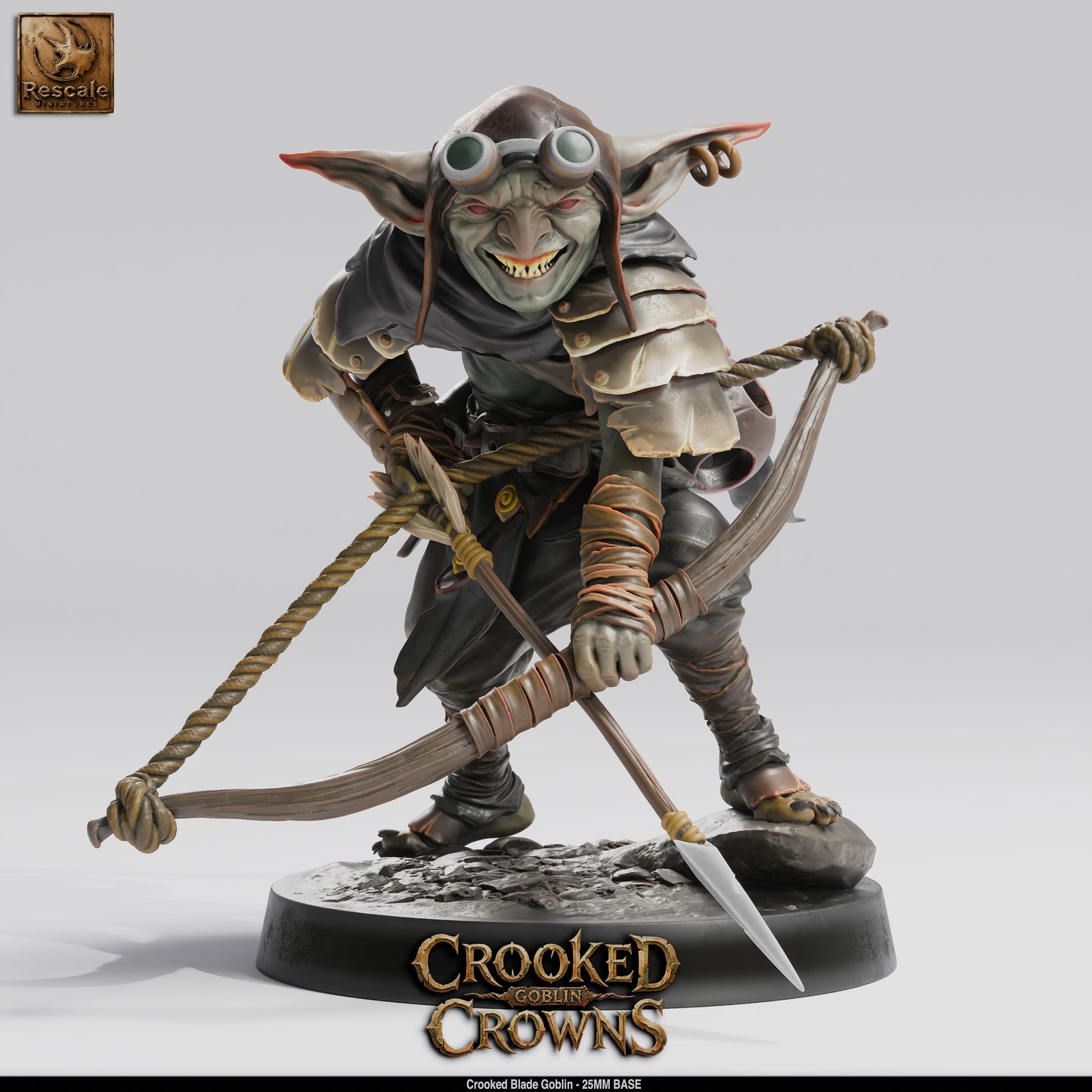 Goblins | 15-Pack 12K Resin 25mm Warband for D&D & Wargames