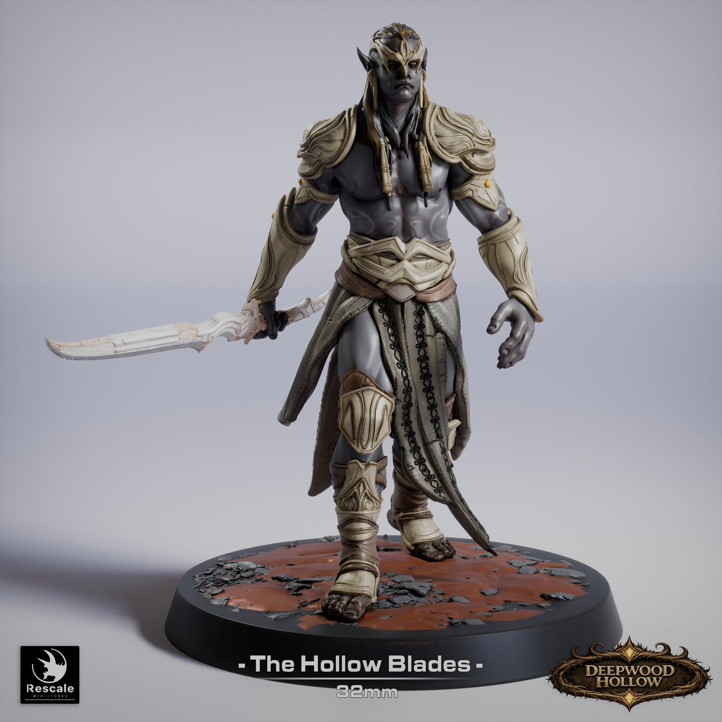 ⚔️ Pack: Dark Elves - The Hollow Blades | 15-Pack 12K Resin 32mm Warband 🗡️