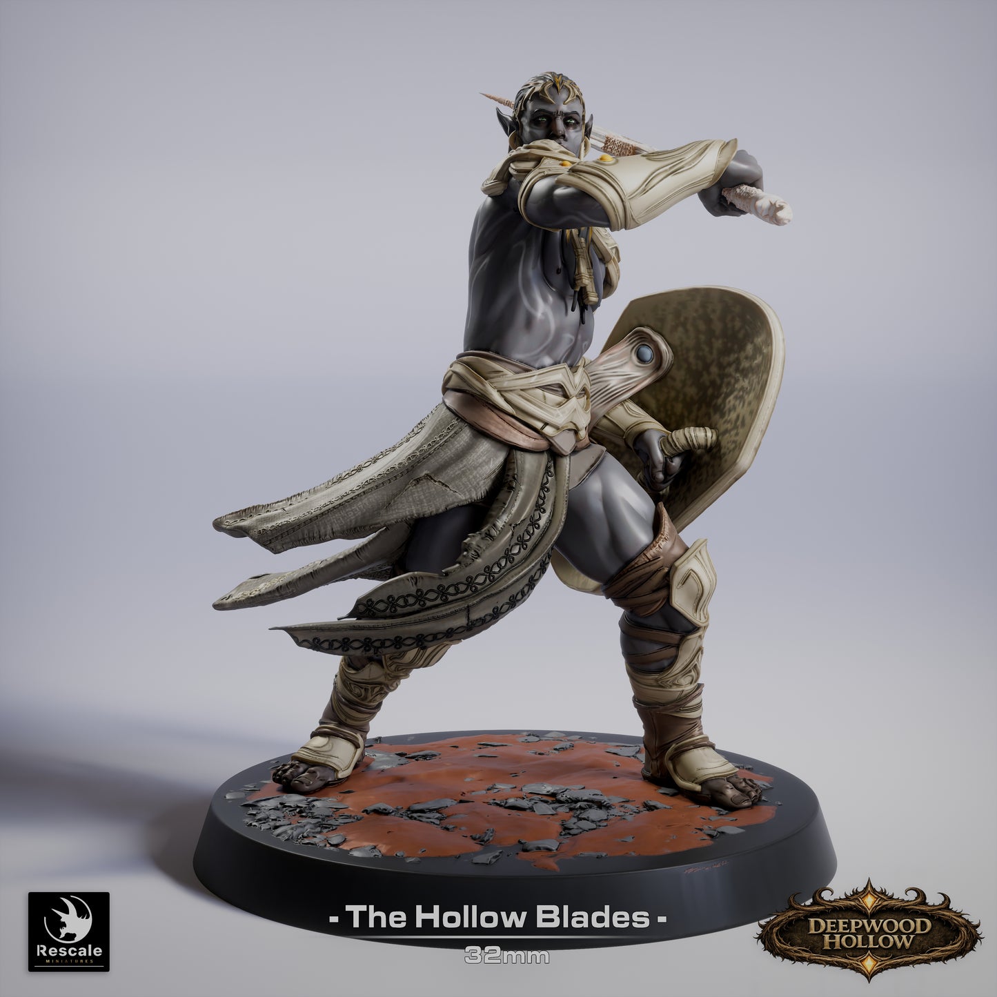 ⚔️ Pack: Dark Elves - The Hollow Blades | 15-Pack 12K Resin 32mm Warband 🗡️