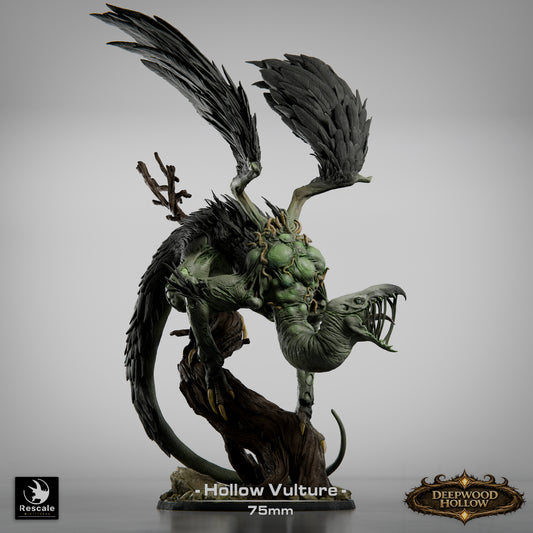 🦅 Hollow Vulture | 12K Resin 75mm Undead Bird of Prey for D&D & RPGs 💀