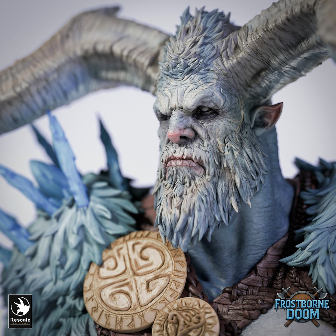 Ice Giant Thulgar | Frozen 12K Resin Colossal for D&D & RPGs