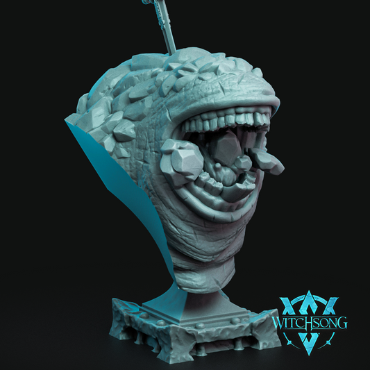 Lak, Eater of Rock Bust | 12K Resin Miniature with Base for D&D, Warhammer AOS & RPGs