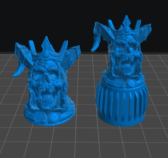 Lich Cap | 12K Resin Dropper Bottle Holder for Vallejo & Army Painter