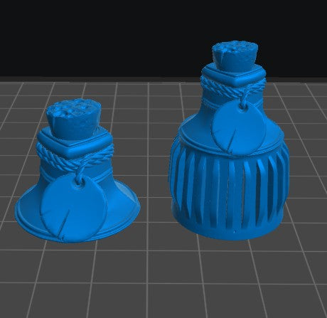Mana Potion Cap | 12K Resin Dropper Bottle Holder for Vallejo & Army Painter