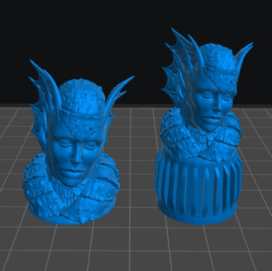 Merfolk Cap | 12K Resin Dropper Bottle Holder for Vallejo & Army Painter
