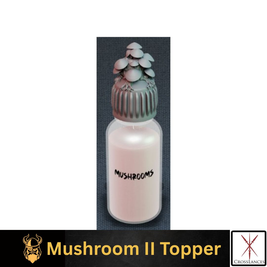 Mushroom Cap | 12K Resin Dropper Bottle Holder for Vallejo & Army Painter