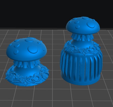 Mushroom Cap | 12K Resin Dropper Bottle Holder for Vallejo & Army Painter