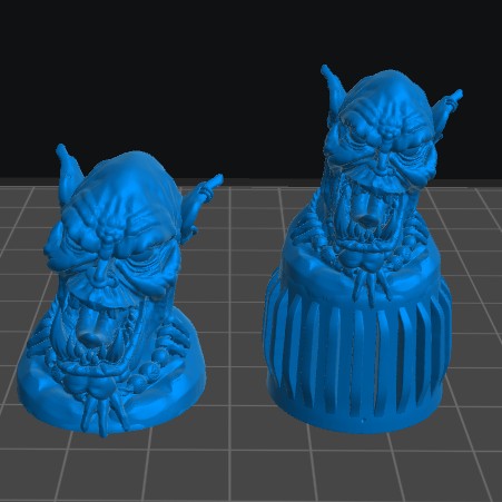 Orc Cap | 12K Resin Dropper Bottle Holder for Vallejo & Army Painter